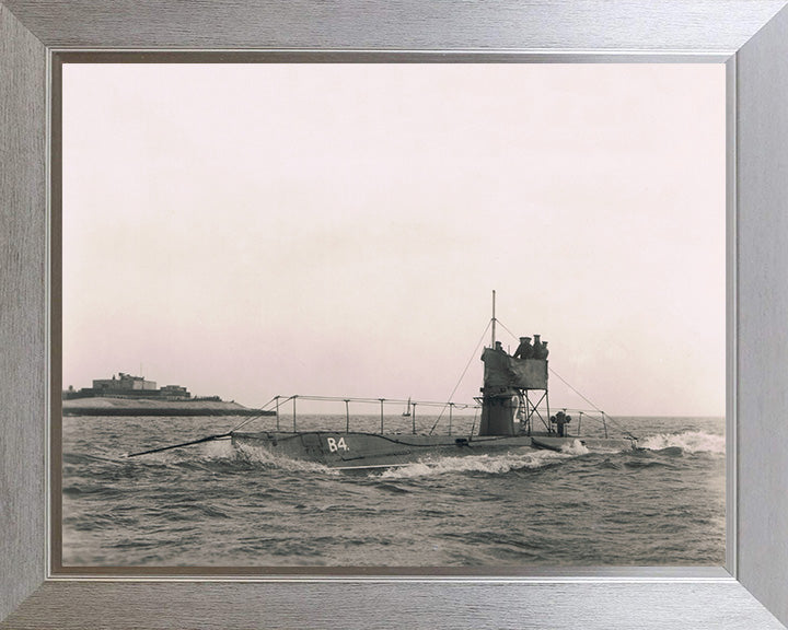 HMS B4 Royal Navy B class submarine Photo Print or Framed Print - Hampshire Prints