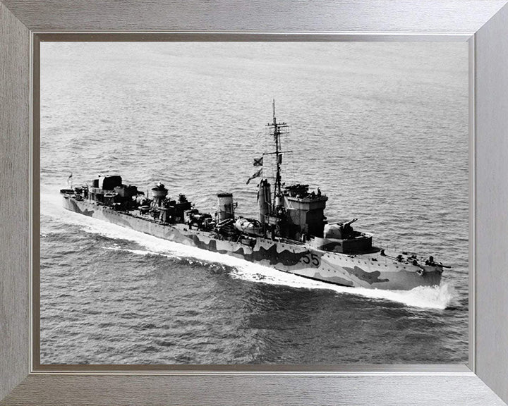 HMS Winchester L55 Royal Navy Admiralty W class destroyer Photo Print or Framed Print - Hampshire Prints