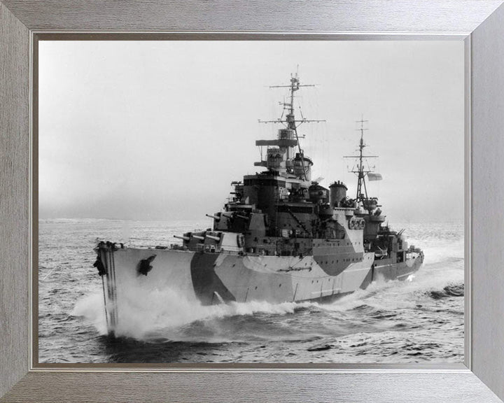 HMS Birmingham C19 Royal Navy Town class light cruiser Photo Print or Framed Print - Hampshire Prints