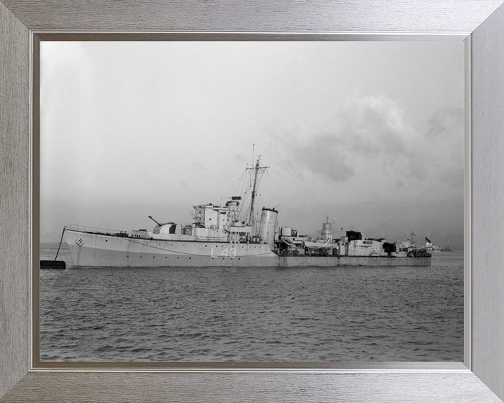 HMS Blackmore L43 Royal Navy Hunt class escort destroyer Photo Print or Framed Print - Hampshire Prints