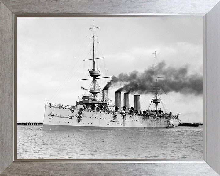 HMS Powerful (1895) Royal Navy Danae Powerful cruiser Photo Print or Framed Photo Print - Hampshire Prints