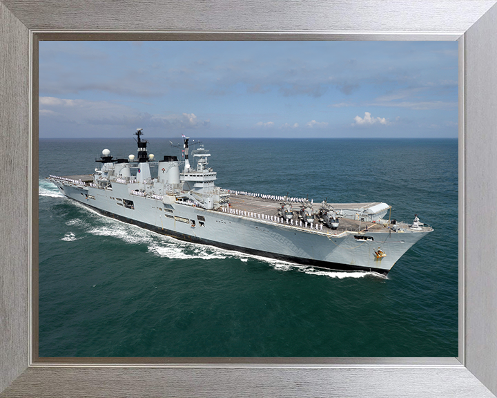 HMS Illustrious R06 Royal Navy Invincible class Aircraft Carrier Photo Print or Framed Print - Hampshire Prints