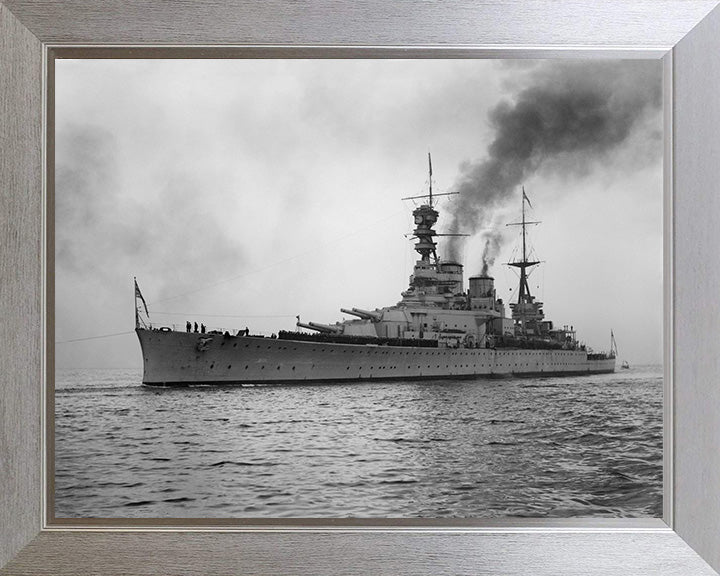 HMS Repulse (1916) Royal Navy Renown class battlecruiser Photo Print or Framed Print - Hampshire Prints