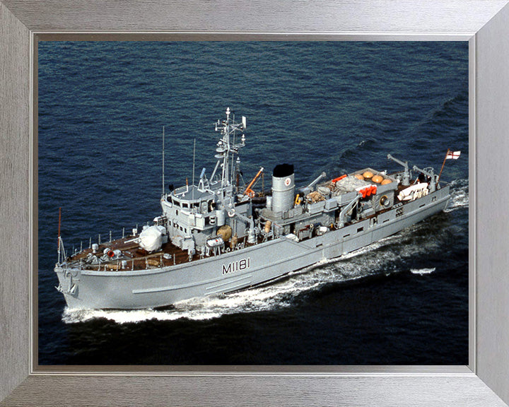 HMS Sheraton M1181 Royal Navy Ton Class Minesweeper Photo Print or Framed Photo Print - Hampshire Prints