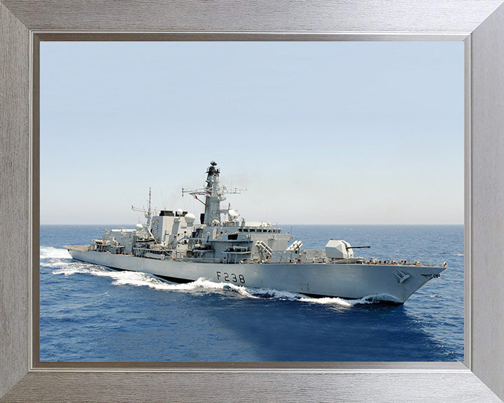 HMS Northumberland F238 Royal Navy type 23 Frigate Photo Print or Framed Print - Hampshire Prints