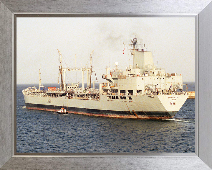 RFA Brambleleaf A81 Royal Fleet Auxiliary Leaf class support tanker Photo Print or Framed Print - Hampshire Prints