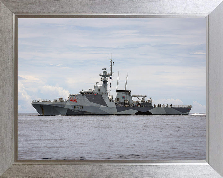 HMS Tamar P233 Royal Navy River class offshore patrol vessel Photo Print or Framed Print - Hampshire Prints