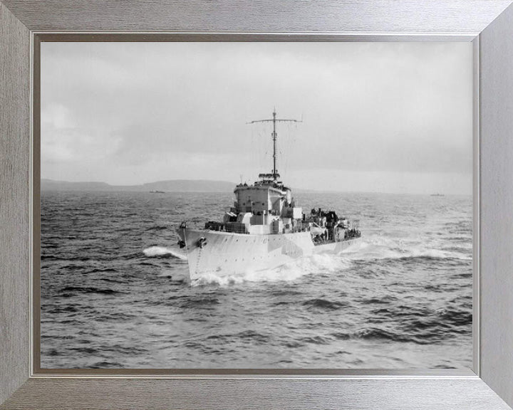 HMS Haldon L19 Royal Navy Hunt class destroyer Photo Print or Framed Print - Hampshire Prints