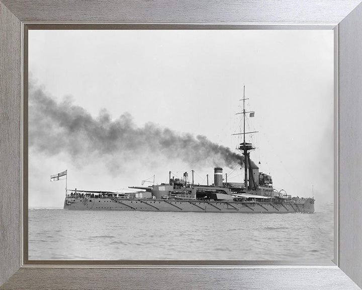 HMS Hercules (1910) Royal Navy Colossus class battleship Photo Print or Framed Print - Hampshire Prints