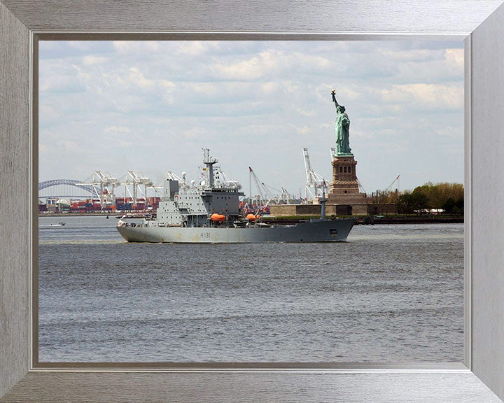 HMS Scott H131 Royal Navy ocean survey vessel Photo Print or Framed Print - Hampshire Prints