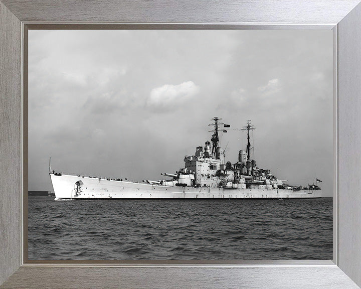 HMS Vanguard (23) Royal Navy fast battleship Photo Print or Framed Print - Hampshire Prints