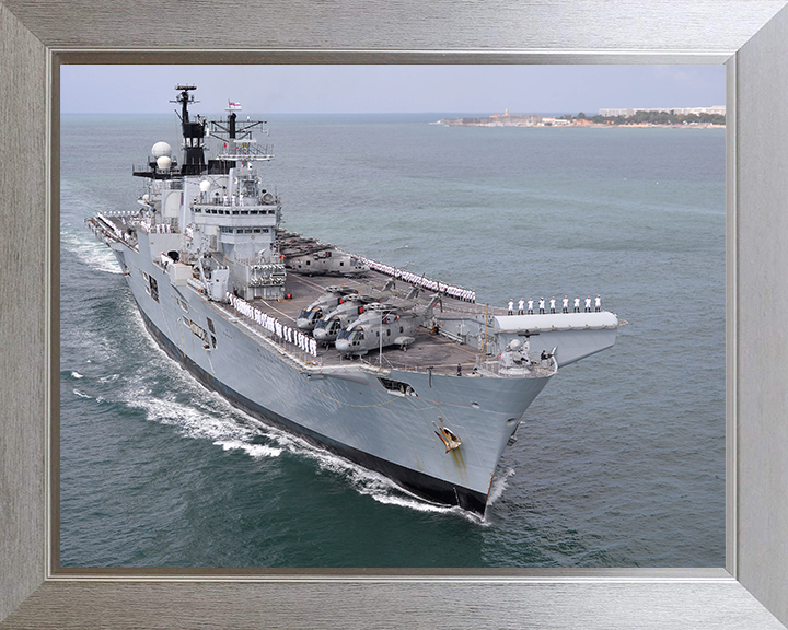 HMS Illustrious R06 Royal Navy Invincible class Aircraft Carrier Photo Print or Framed Print - Hampshire Prints