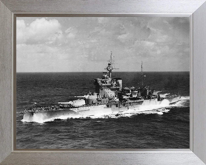 HMS Warspite (03) Royal Navy Queen Elizabeth class battleship Photo Print or Framed Print - Hampshire Prints