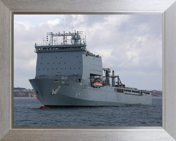 RFA Lyme Bay L3007 Royal Fleet Auxiliary Bay class auxiliary dock landing ship Photo Print or Framed Print - Hampshire Prints