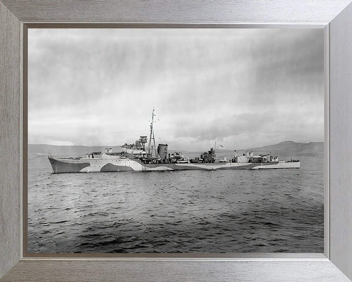 HMS Relentless H85 Royal Navy R-class destroyer Photo Print or Framed Print - Hampshire Prints