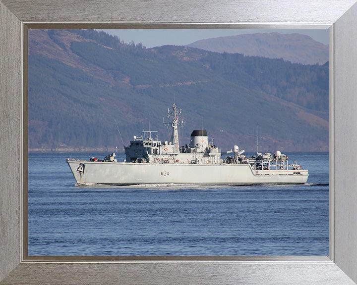 HMS Middleton M34 Royal Navy Hunt class mine countermeasures vessel Photo Print or Framed Photo Print - Hampshire Prints