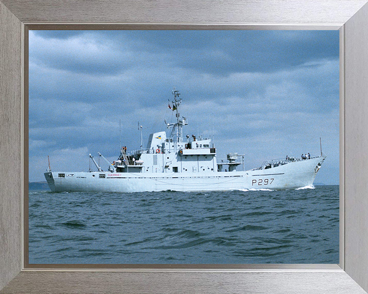 HMS Guernsey P297 Royal Navy Island class Patrol Vessel Photo Print or Framed Photo Print - Hampshire Prints