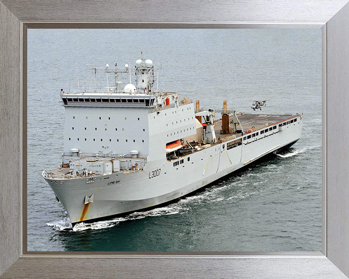 RFA Lyme Bay L3007 Royal Fleet Auxiliary Bay class auxiliary dock landing ship Photo Print or Framed Print - Hampshire Prints