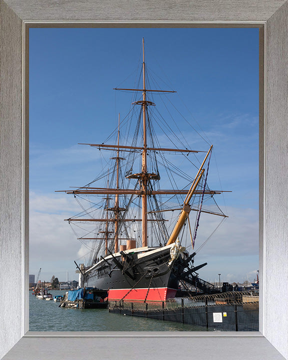 HMS Warrior 1860 | Photo Print | Framed Print | Poster | Steam-powered Armoured Frigate | Royal Navy - Hampshire Prints