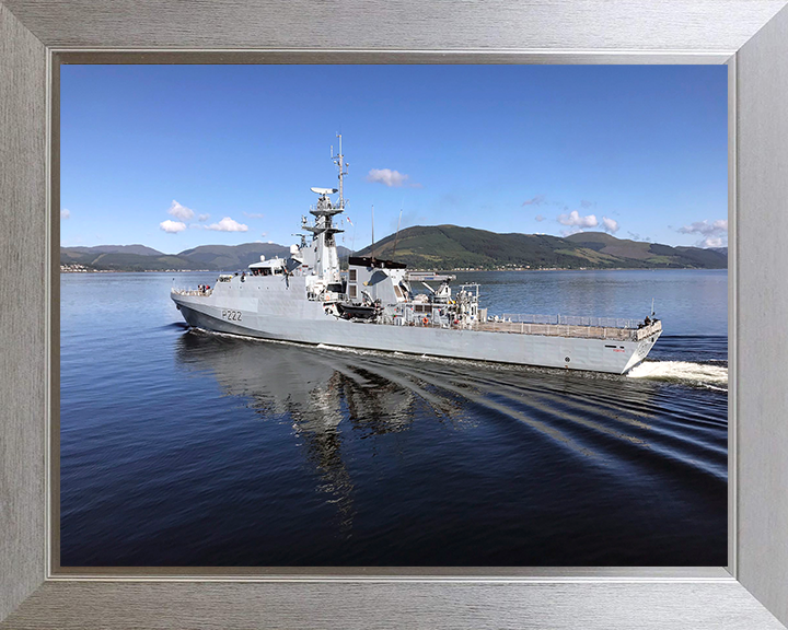 HMS Forth P222 Royal Navy River class offshore patrol vessel Photo Print or Framed Print - Hampshire Prints