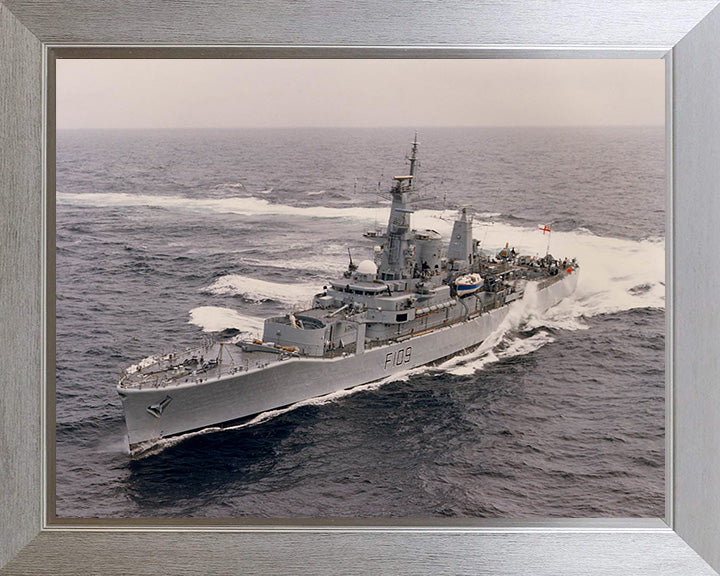 HMS Leander F109 Royal Navy Leander Class Frigate Photo Print or Framed Print - Hampshire Prints