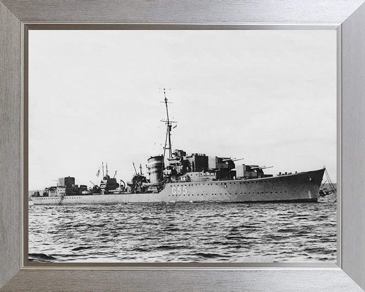 HMS Lightning G55 Royal Navy L class destroyer Photo Print or Framed Print - Hampshire Prints