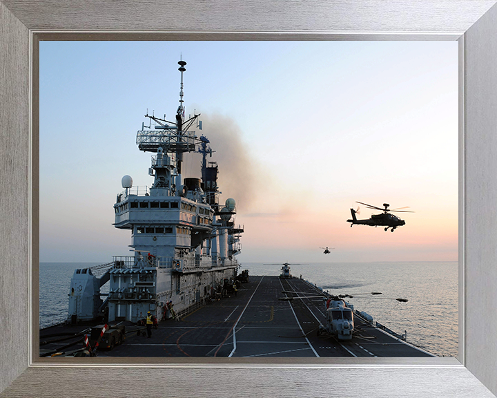 HMS Illustrious R06 Royal Navy Invincible class Aircraft Carrier Photo Print or Framed Print - Hampshire Prints