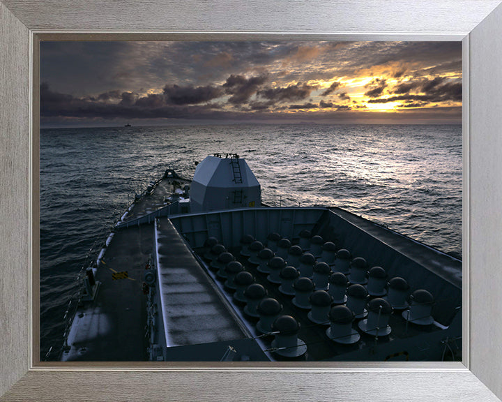 HMS Northumberland F238 Royal Navy Type 23 frigate Photo Print or Framed Photo Print - Hampshire Prints