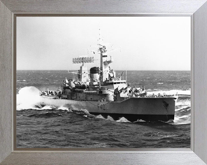 HMS Sirius F40 Royal Navy Leander class frigate Photo Print or Framed Print - Hampshire Prints