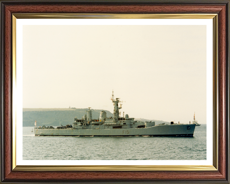 HMS Euryalus F15 Royal Navy Leander Class Frigate Photo Print or Framed Print - Hampshire Prints