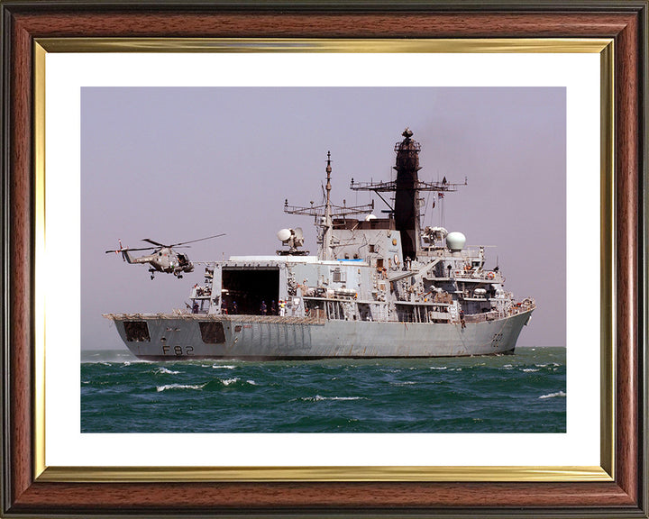 HMS Somerset F82 Royal Navy type 23 Frigate Photo Print or Framed Print - Hampshire Prints