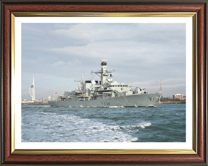 HMS Iron Duke F234 Royal Navy Type 23 frigate Photo Print or Framed Print - Hampshire Prints