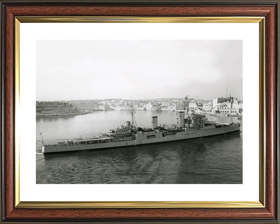 HMS Superb (25) Royal Navy Minotaur class light cruiser Photo Print or Framed Photo Print - Hampshire Prints