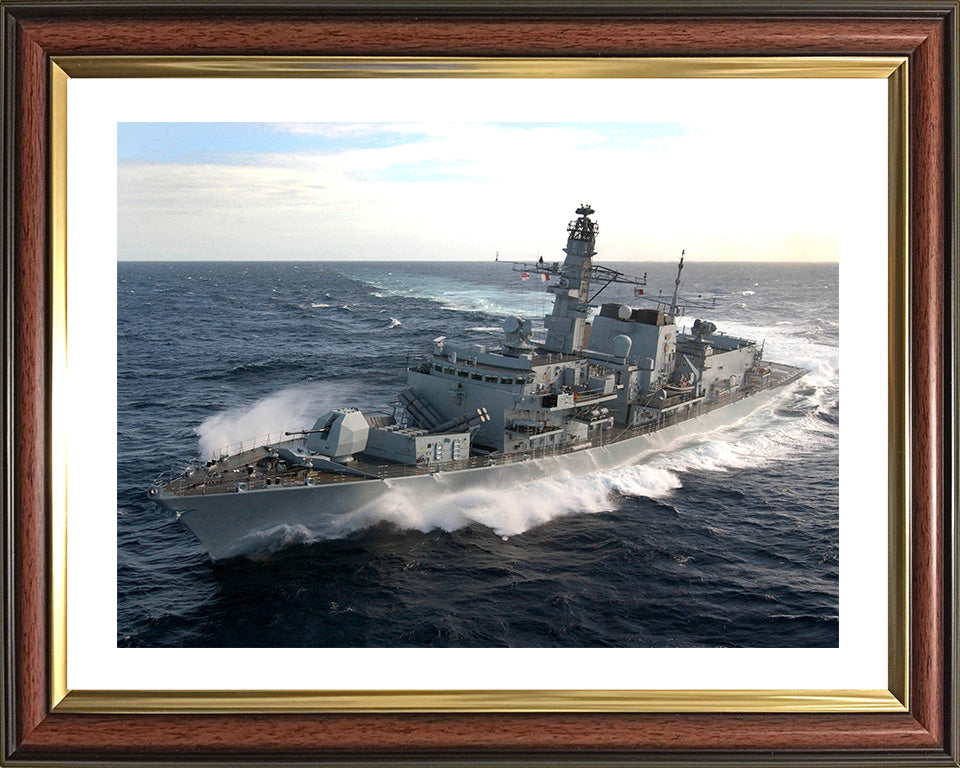 HMS Marlborough F233 Royal Navy type 23 Frigate Photo Print or Framed Print - Hampshire Prints