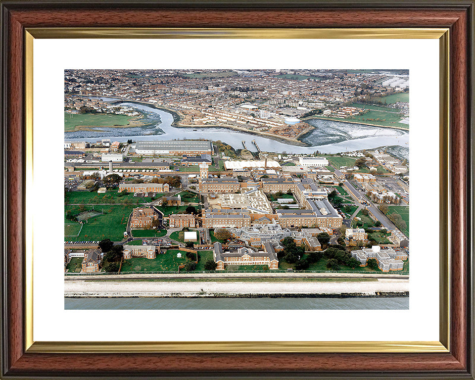 Royal Hospital Haslar Hampshire Aerial Photo Print or Framed Photo Print - Hampshire Prints