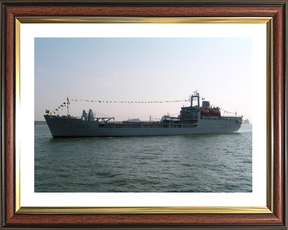 RFA Sir Tristram L3505 Royal Fleet Auxiliary Round Table class ship Photo Print or Framed Print - Hampshire Prints