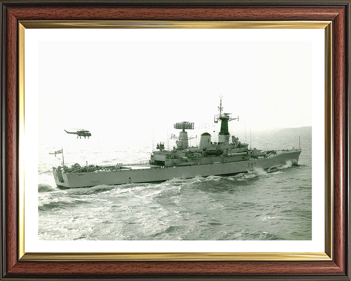 HMS Jupiter F60 Royal Navy Leander class frigate Photo Print or Framed Print - Hampshire Prints