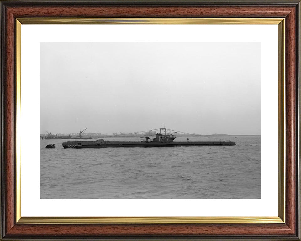 HMS Shalimar P242 Royal Navy S Class Submarine Photo Print or Framed Print - Hampshire Prints