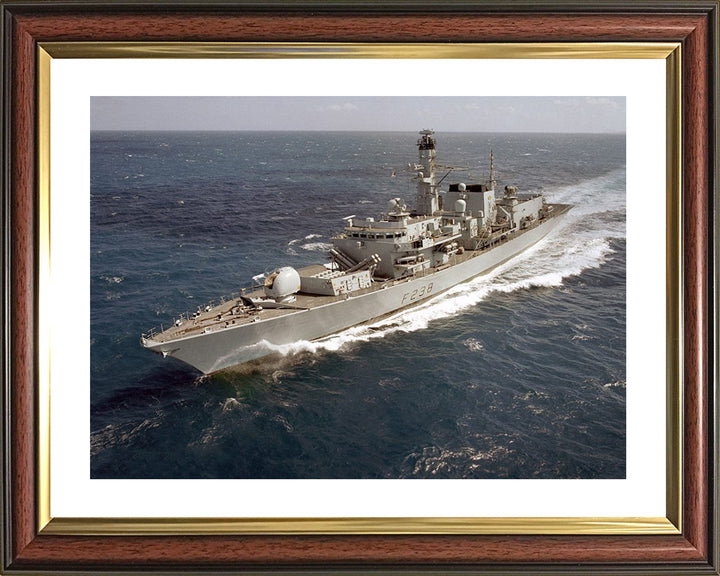 HMS Northumberland F238 Royal Navy Type 23 frigate Photo Print or Framed Photo Print - Hampshire Prints