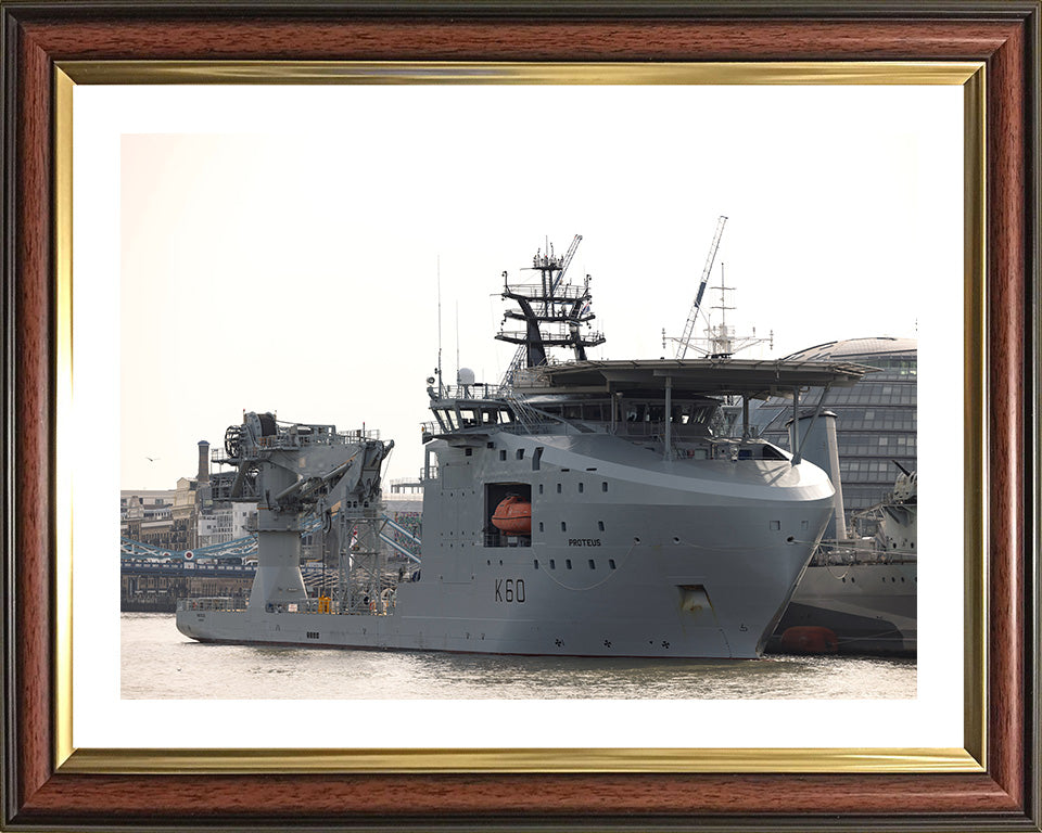 RFA Proteus K60 Royal Fleet Auxiliary ship Photo Print or Framed Print - Hampshire Prints