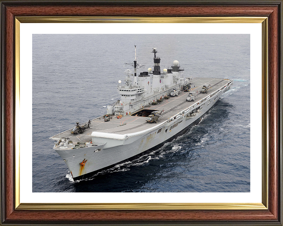 HMS Illustrious R06 | Photo Print | Framed Print | Invincible Class | Aircraft Carrier | Royal Navy