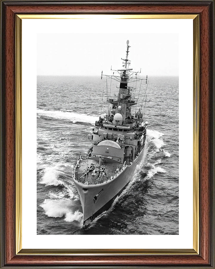 HMS Naiad F39 Royal Navy Leander class frigate Photo Print or Framed Photo Print - Hampshire Prints