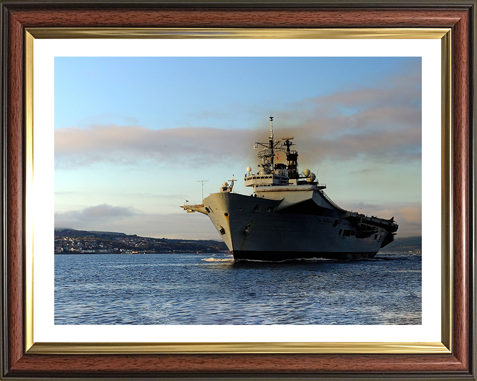 HMS Illustrious R06 Royal Navy Invincible class Aircraft Carrier Photo Print or Framed Print - Hampshire Prints