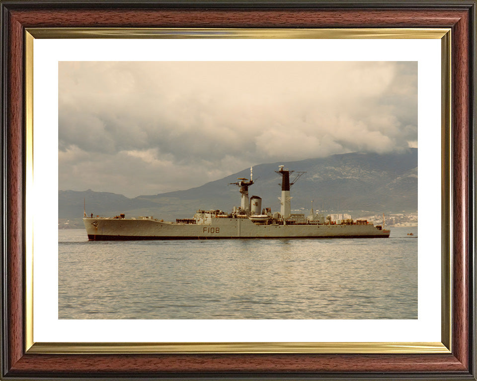 HMS Londonderry F108 Royal Navy Rothesay class frigate Photo Print or Framed Print - Hampshire Prints