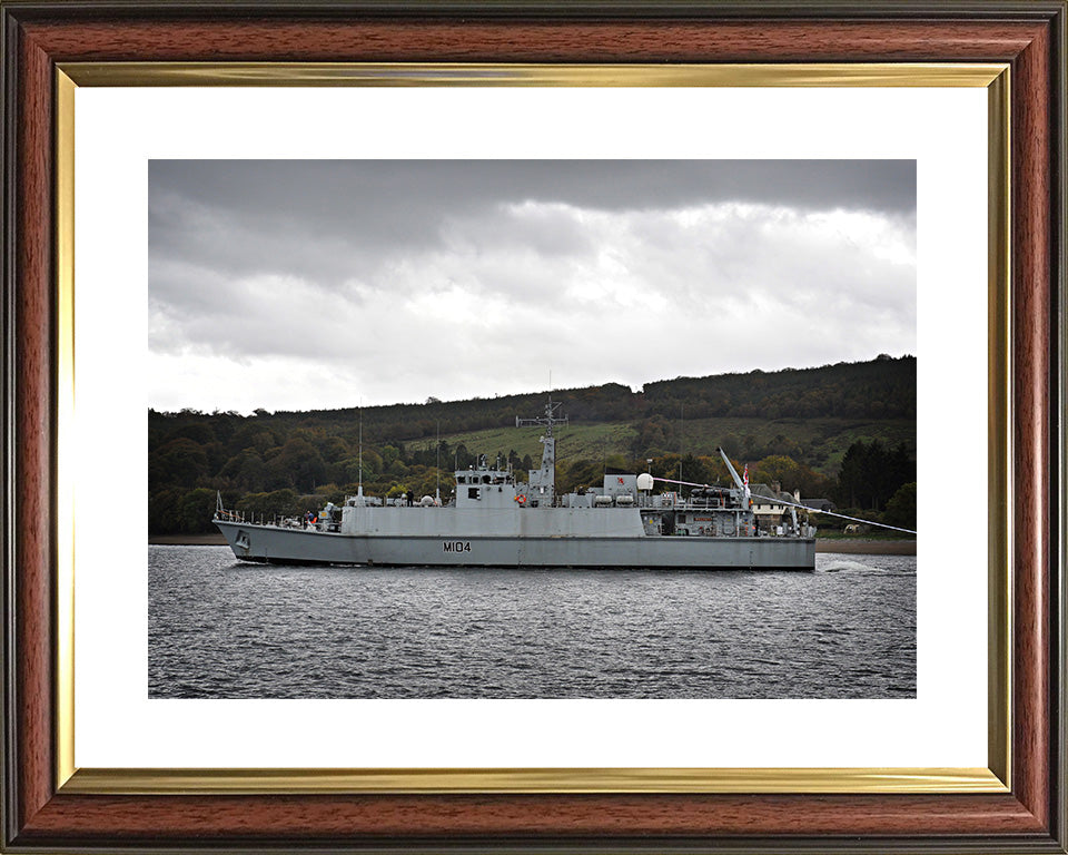 HMS Walney M104 Royal Navy Sandown class minehunter Photo Print or Framed Print - Hampshire Prints