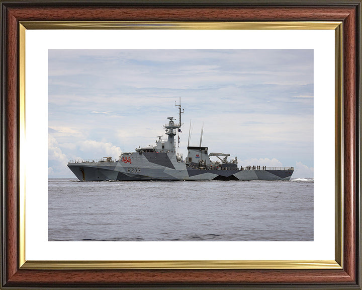 HMS Tamar P233 Royal Navy River class offshore patrol vessel Photo Print or Framed Print - Hampshire Prints