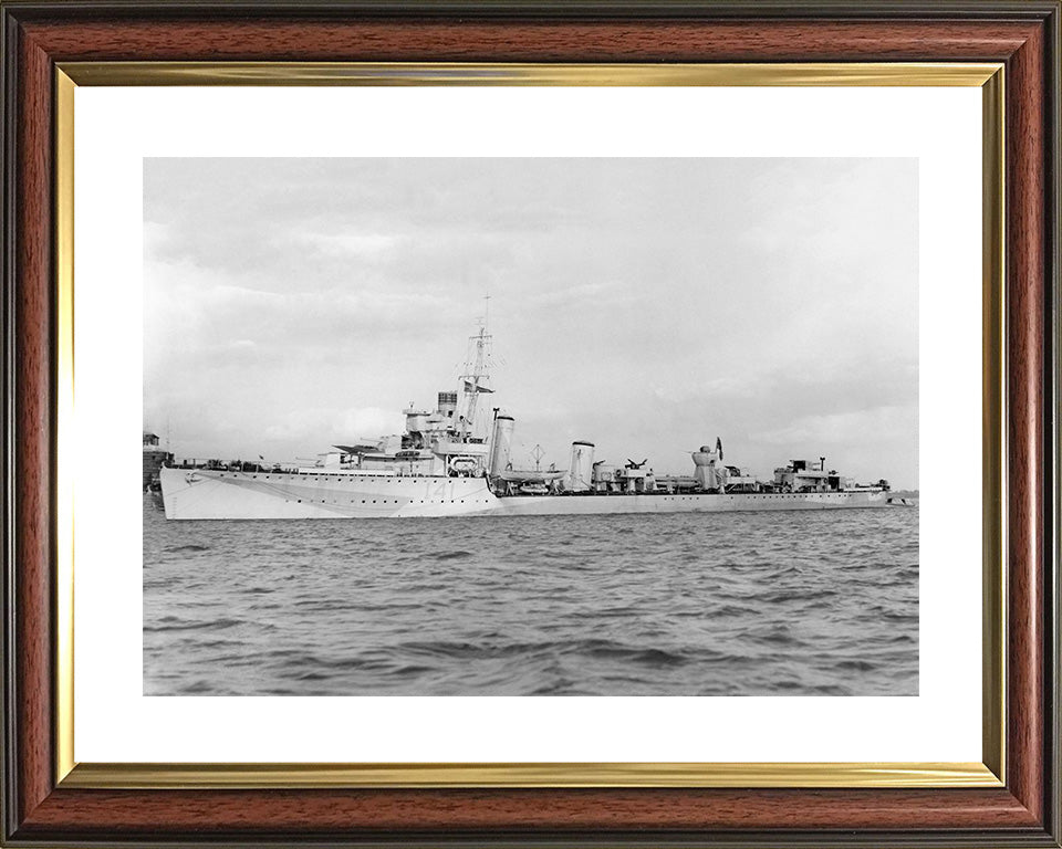 HMS Walpole I41 (D41) Royal Navy W class destroyer Photo Print or Framed Print - Hampshire Prints