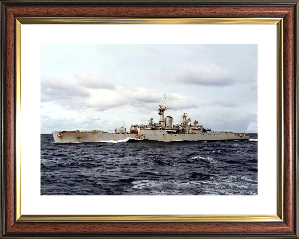 HMS Yarmouth F101 Royal Navy Rothesay class frigate Photo Print or Framed Print - Hampshire Prints