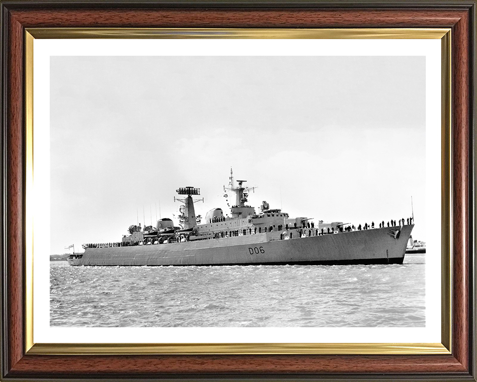 HMS Hampshire D06 | Photo Print | Framed Print | County Class | Destroyer | Royal Navy - Hampshire Prints