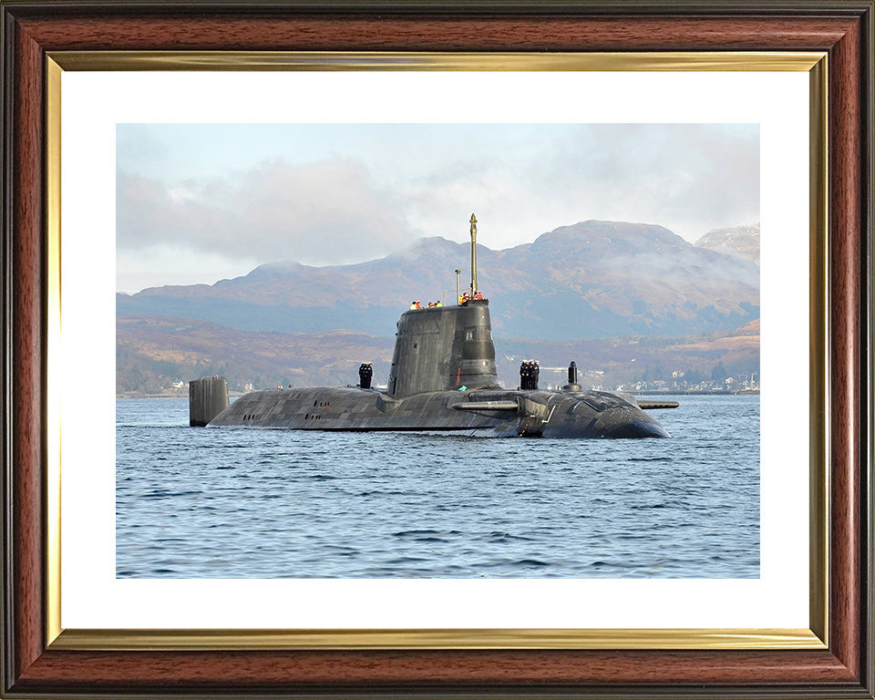 HMS Astute S119 Royal Navy Astute class Submarine Photo Print or Framed Print - Hampshire Prints